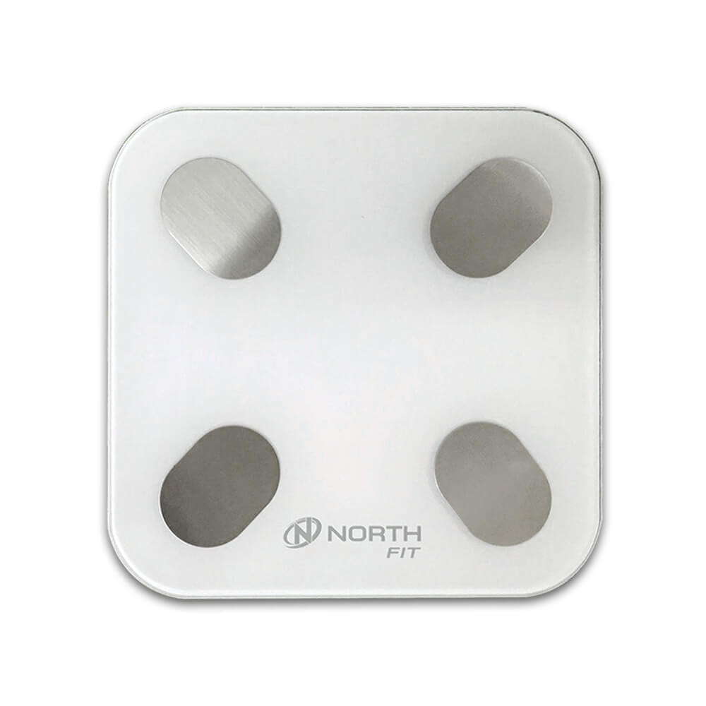 เครื่องชั่งน้ำหนักอัจฉริยะ NORTH FITNESS สีขาว_0